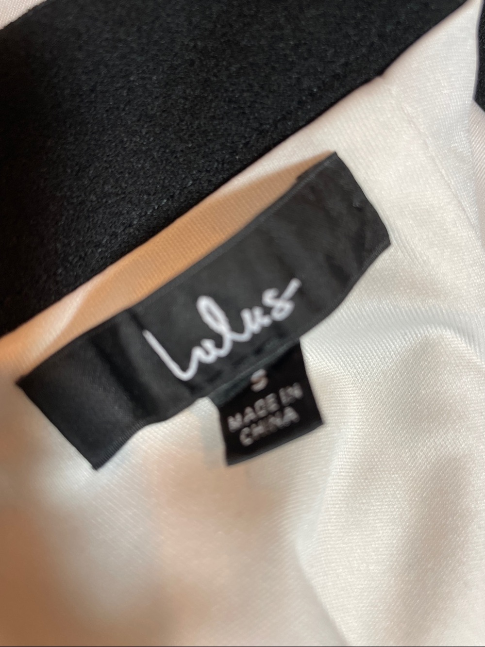 Lulu's Black and White Colorblock Mini Skirt - Picture 5 of 5